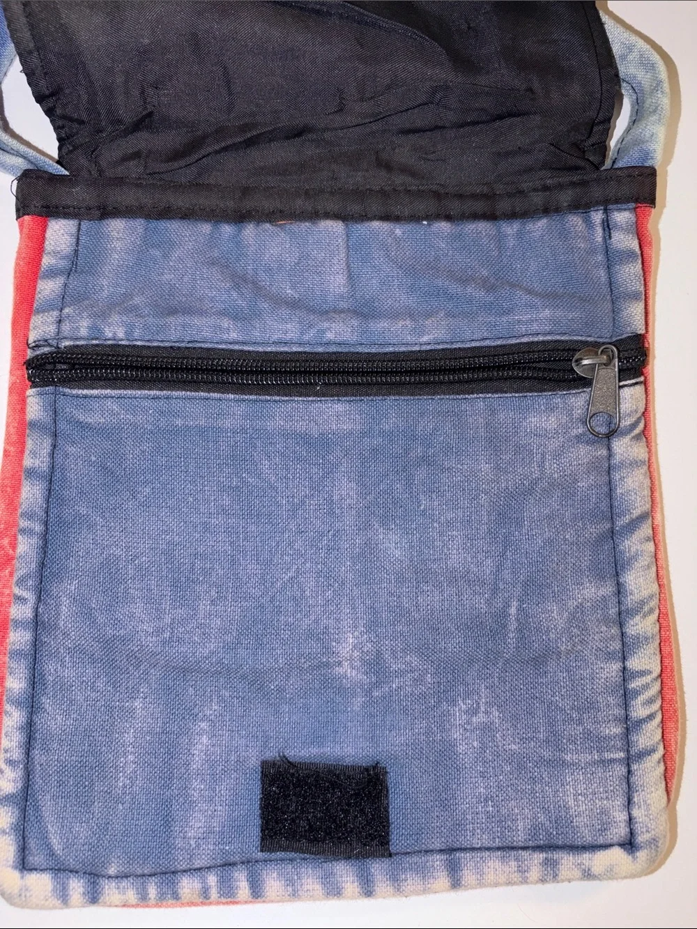 India Boutique 100% Cotton Colorful Boho Panels Crossbody with Adjustable Strap